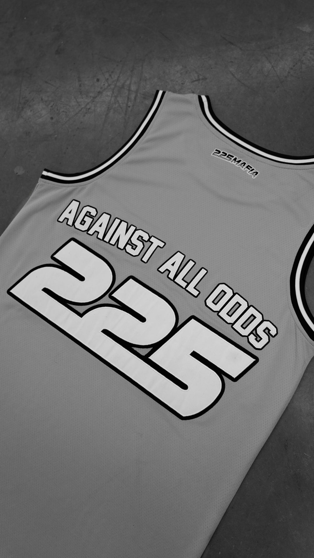GREY MESH JERSEY