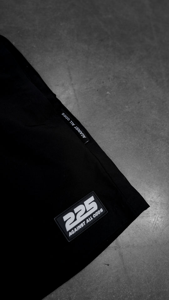 BLACK 5" SHORTS